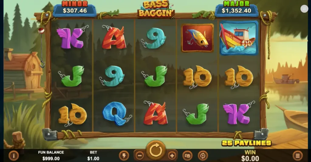 Bass Braggin' game play view