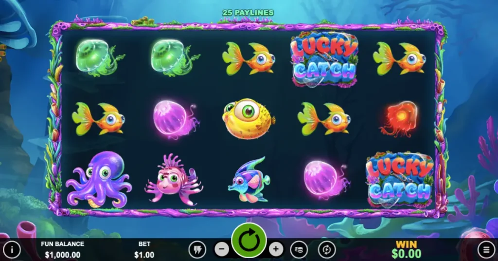 Lucky Catch slot view