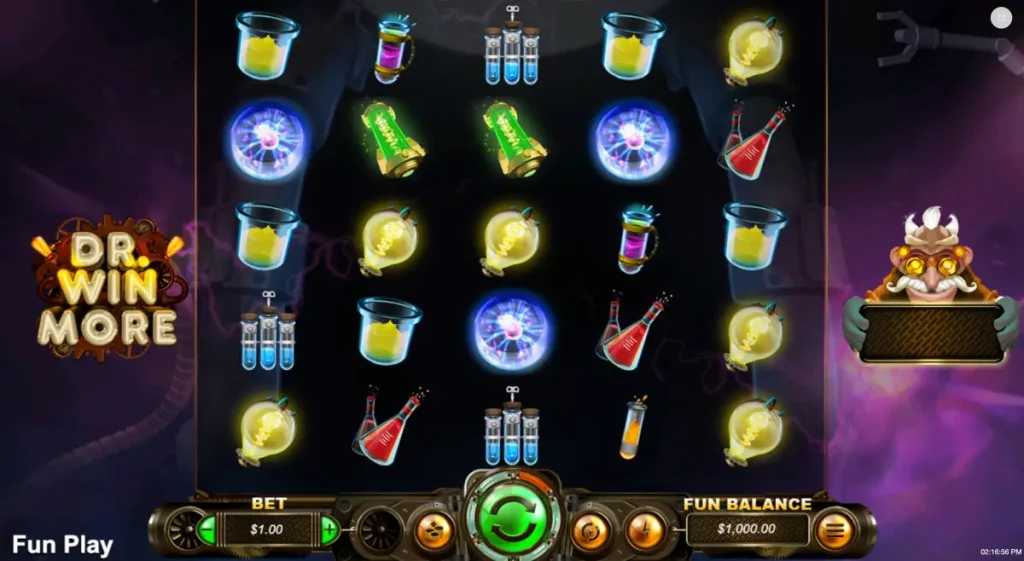 Dr. Winmore slot Design and Layout